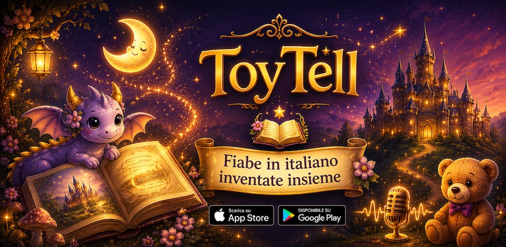 Anteprima ToyTell — fiabe per bambini