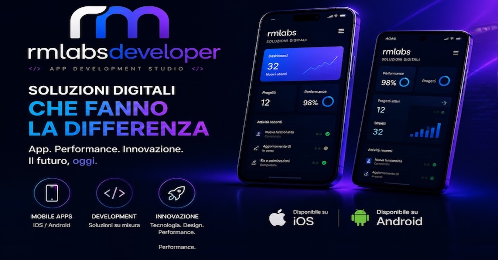 RMLABS Developer — app iOS e Android